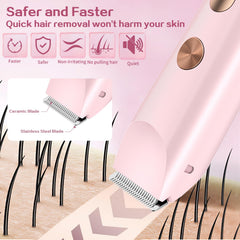 dardarouxiao cabeza-doble facilita recorte de cuerpo y rostro con suavidad.