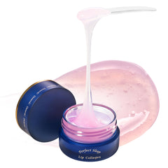 DaseuL Perfect Sleep Lip Collagen, textura elástica que se adhiere y sella hidratación nocturna.