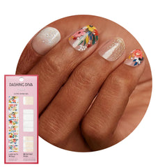 Dashing Diva aplicación rápida con tiras de gel para un efecto instantáneo.