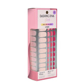 Kit Gloss de Dashing Diva con tiras brillantes para uñas.
