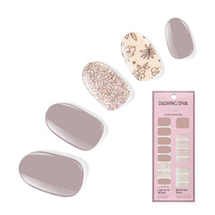 Dashing Diva tiras de gel Lavanda Sueños listas para aplicar y lograr brillo