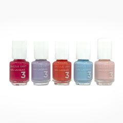 Conjunto mini esmaltes Dazzle Dry colores felices para manicura rápida y duradera.