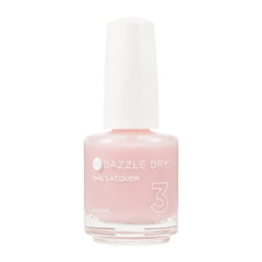 Dazzle Dry Peacefully Me: botella rosa pálido para manicura diaria.