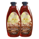 Dead Sea Collection Bubble Bath frente de la botella, piel suave gracias al aceite de almendras.