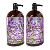 Dead Sea Collection presenta gel de lavanda en botella 1 para limpieza suave.