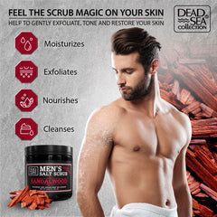 Dead Sea Collection minerales del mar exfoliante, promueve hidratación suave de la piel.