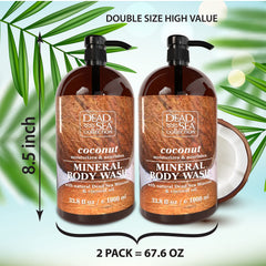Dead Sea Collection – Pompe gel douche coco, utilisation pratique.