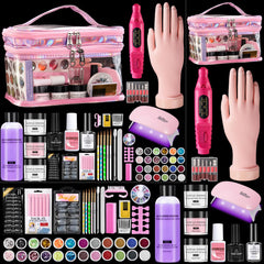 Coffret Deciniee pour débutants avec poudre acrylique et couleurs scintillantes.