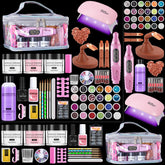 Deciniee kit de uñas para principiantes con dedos de práctica para practicar técnicas de manicura