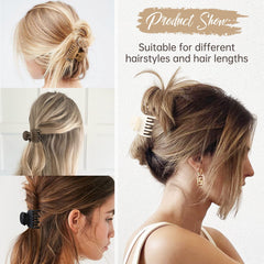 DEEKA pinzas cabello delgado, sujeción fiable para recogidos discretos.