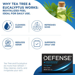 Defense Soap conjunto de cinco barras naturales para rutinas de entrenamiento.
