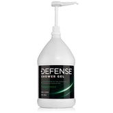 Defense Soap gel ducha menta, botella grande para uso diario y limpieza refrescante.