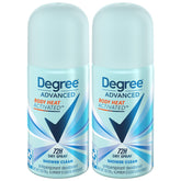 Degree desodorante aerosol doble-pack shower clean, protección duradera para el día.