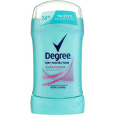 Degree desodorante para mujer de 1.6 onzas, polvo transparente, pack doble para uso diario.