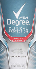 Degree Homme Protection Clinique Sport Force, déodorant antitranspirant efficace pour une longue journée.