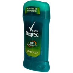 Degree Men Extreme Blast aroma mentolado con menta y manzana para frescura