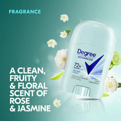 Degree MotionSense Technology highlights increased freshness with movement.