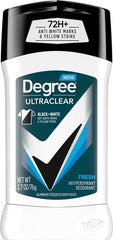 Degree Ultraclear Fresh empaque reciclable, opción sostenible para tu rutina diaria.