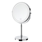 DEIOVWXS Espejo iluminado para maquillaje con visión frontal para precisión.