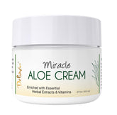 Delúvia Miracle Aloe Cream, envase 2 oz, crema hidratante portátil para piel seca.
