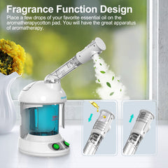 DENFANY niebla ultrafina facilita absorción de productos faciales y capilares.
