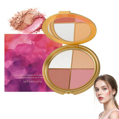 Paleta Denir Bonee para ojos y mejillas, primera aplicación suave para acabado luminoso