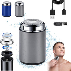 Denir Bonee mini-afeitadora portátil en la mano para retoques rápidos.