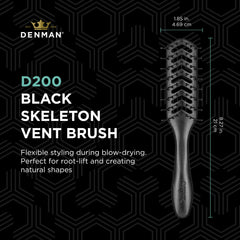 Denman D200 cepillo ventilado flexible para levantar raíces y crear volumen.