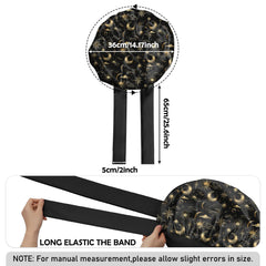 Deokke bonete satin dormir con diseños brillantes para iluminar tu rutina nocturna.