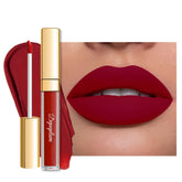 Depuplum Dark Red Matte Lipstick in oxblood shade for bold evening look