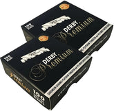 Derby Premium paquete frontal de 200 hojas para afeitado preciso