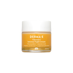 DERMA-E Crema de Noche Vitamina C en jarra para revitalización nocturna