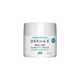 Derma E Gel de Cicatriz, aplicación suave para cicatrices faciales y corporales, con posible mejora de textura.
