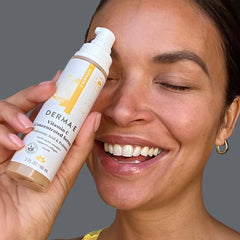 Derma E serum vitamina C, uso diario para rostro y cuello