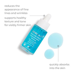 DERMA E Ultra Lift Serum: textura cremosa que se absorbe rápido.