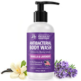 Derma-Nu gel de ducha antibacteriano para mujeres, limpia y refresca la piel.