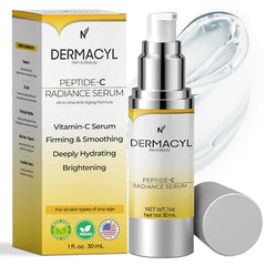 Dermacyl vitamine-c sérum visuel visage: hydratation légère et éclat.