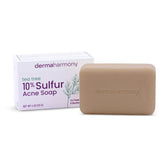 Dermaharmony barra acné con sulfuro y árbol de té, uso diario.