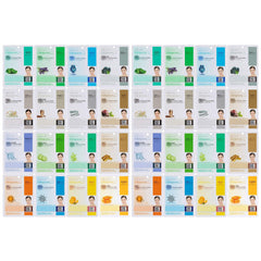 DERMAL 32-combo-pack face masks box shows diverse masks for daily hydration