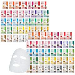 DERMAL 78 Pack: vista frontal de mascarillas coreanas con colágeno para hidratación intensa
