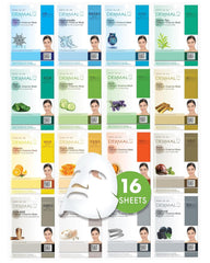 DERMAL mascarilla de esencia colágeno con aloe para hidratación profunda.