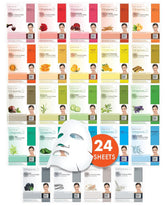 Dermal Ritual 24 días: caja con mascarillas para hidratación diaria y rutina nocturna.