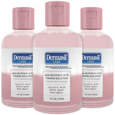 Dermasil tonico AHA glicolico 4oz, botella en primer plano para exfoliación suave