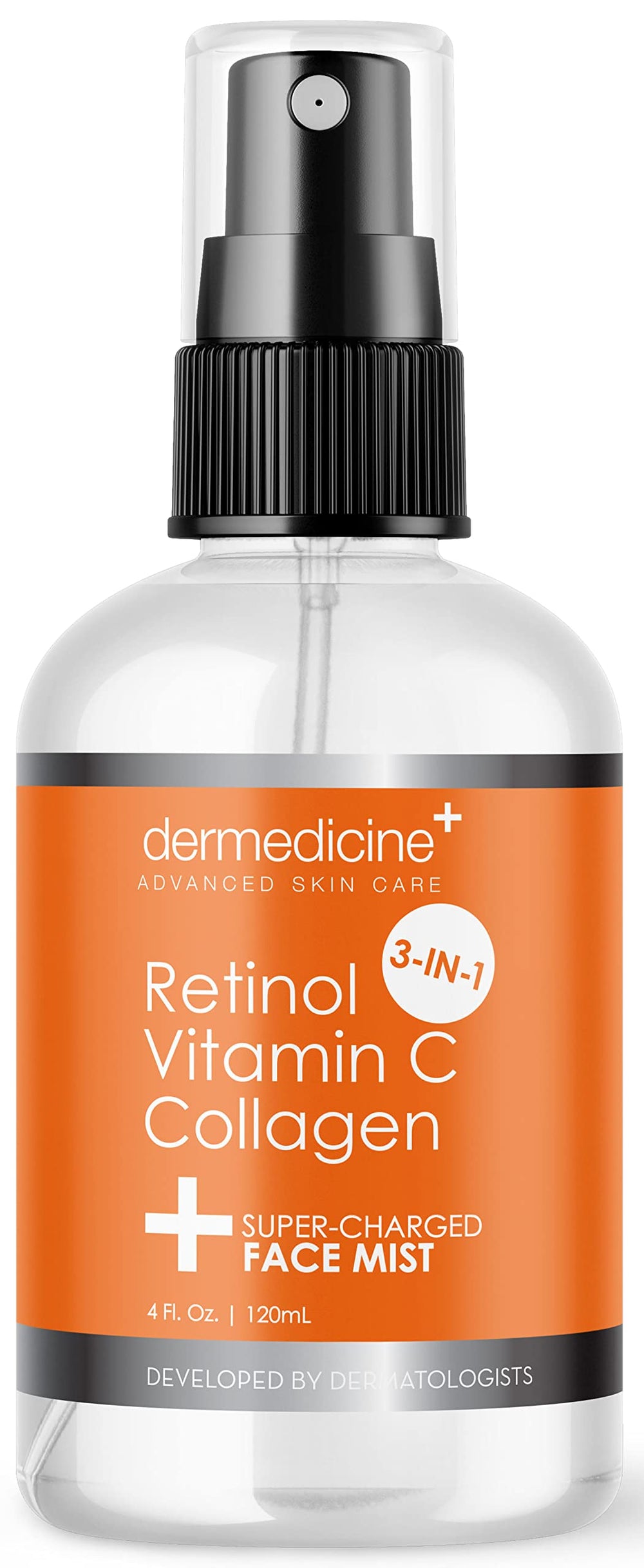 Dermedicine bruma 3 en 1 con retinol para un brillo juvenil.