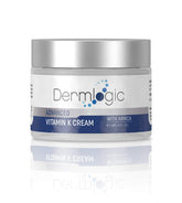 Dermlogic Vitamine K Crème pour visage, ecchymoses visibles: peut atténuer les marques et soutenir la microcirculation.