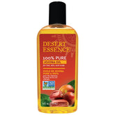 Desert Essence Aceite de Jojoba 100% puro en botella, hidrata la piel sin grasa.