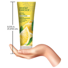 Desert Essence Acondicionador Limón Tea Tree: equilibrio natural del pH para cuero cabelludo equilibrado.