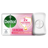 Dettol Jabón: empaque frontal para higiene diaria y fácil identificación.