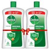 Dettol Original Lavado de Manos, botella de 875 ml en paquete de 2 para uso diario