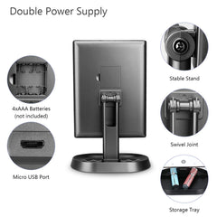 Deweisn control táctil con atenuación suave para ajustar la iluminación.